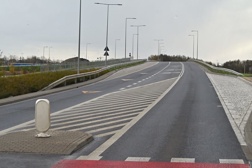 Obwodnica Leśnicy na dzień przed otwarciem.
