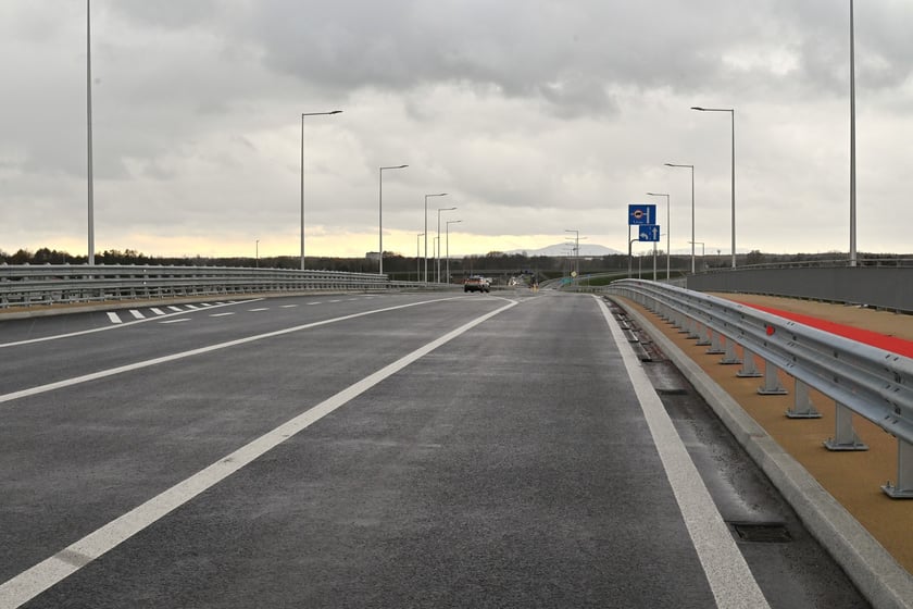 Obwodnica Leśnicy na dzień przed otwarciem.