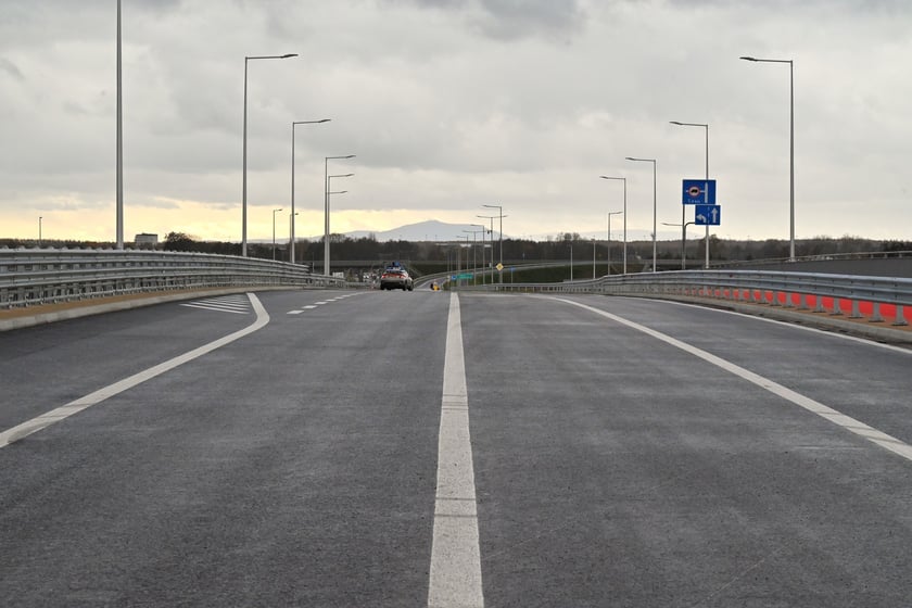 Obwodnica Leśnicy na dzień przed otwarciem.