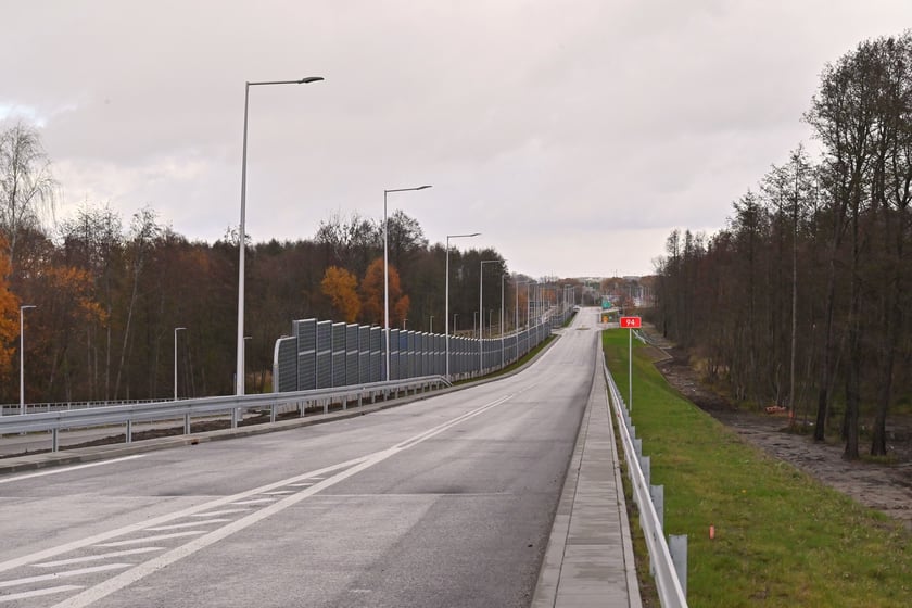 Obwodnica Leśnicy na dzień przed otwarciem.