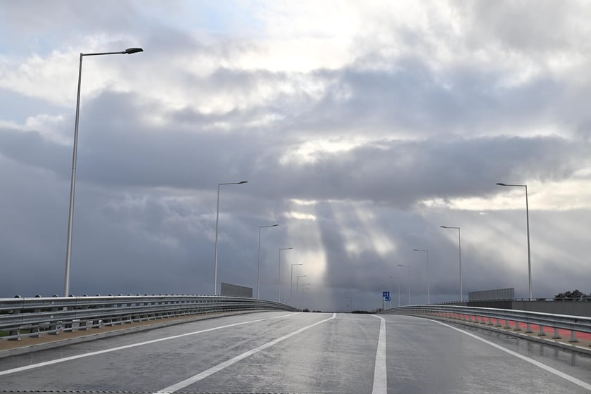 Obwodnica Leśnicy dzień przed otwarciem.