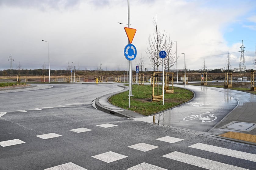 Obwodnica Leśnicy dzień przed otwarciem.