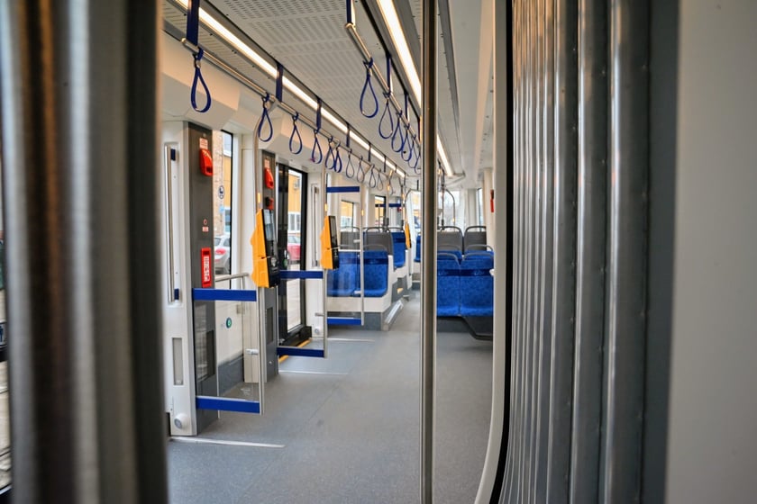 Wnętrze wrocławskiej Pesy Twist 146N.