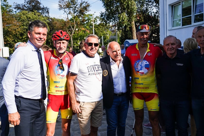 Uroczystość nadania tramwajowi imienia Ryszarda Szurkowskiego, 7 sierpnia 2024, zajezdnia Borek