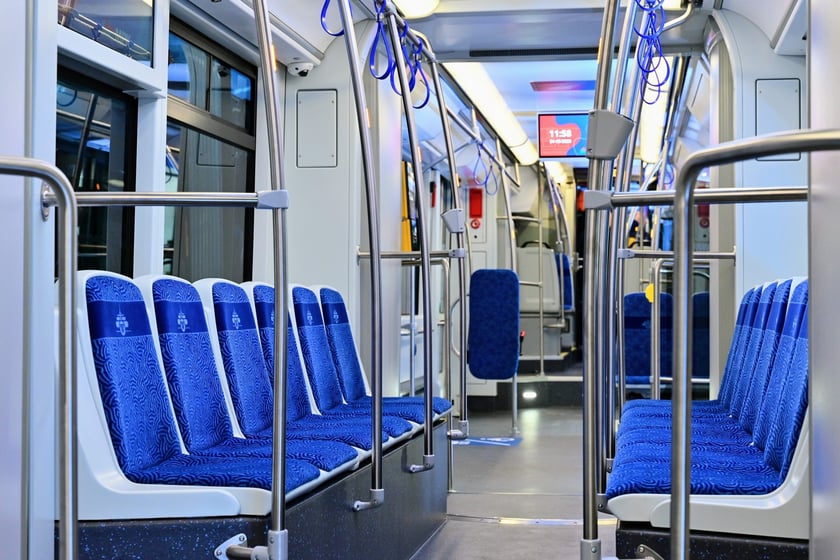 Wnętrze zmodernizowanej Skody 19T