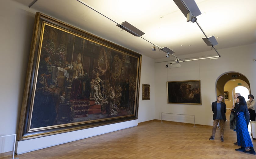 "Śluby Jana Kazimierza" Jana Matejki w Muzeum Narodowym we Wrocławiu (Galeria Sztuki XVI-XIX w.)