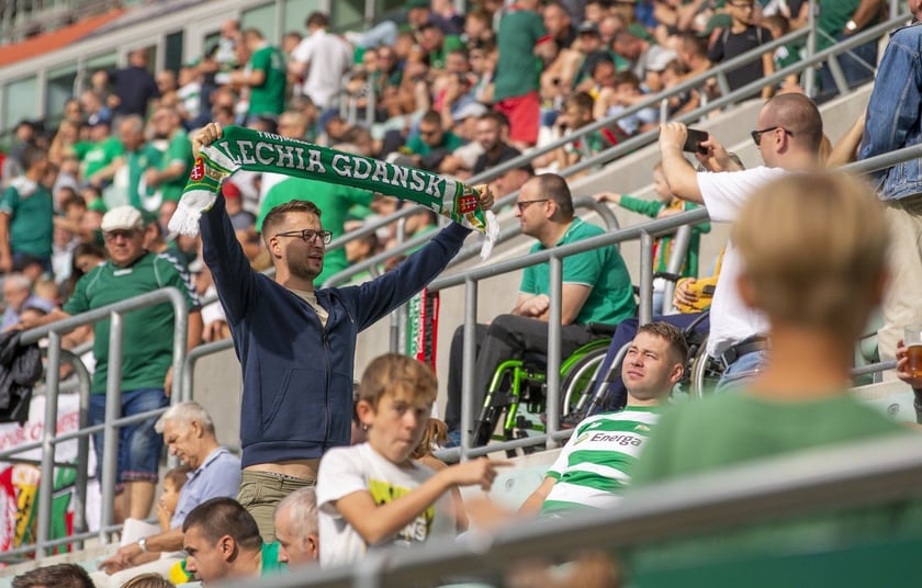 mecz Śląsk Wrocław  Lechia Gdańsk 10 września Tarczyński Arena Wrocław zdjęcia, galeria kibiców
