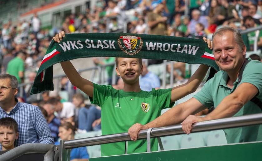 mecz Śląsk Wrocław  Lechia Gdańsk 10 września Tarczyński Arena Wrocław zdjęcia, galeria kibiców