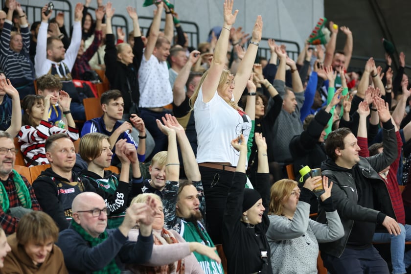 Mecz koszykarzy Śląska Wrocław ze BM Stalą Ostrów Wielkopolski