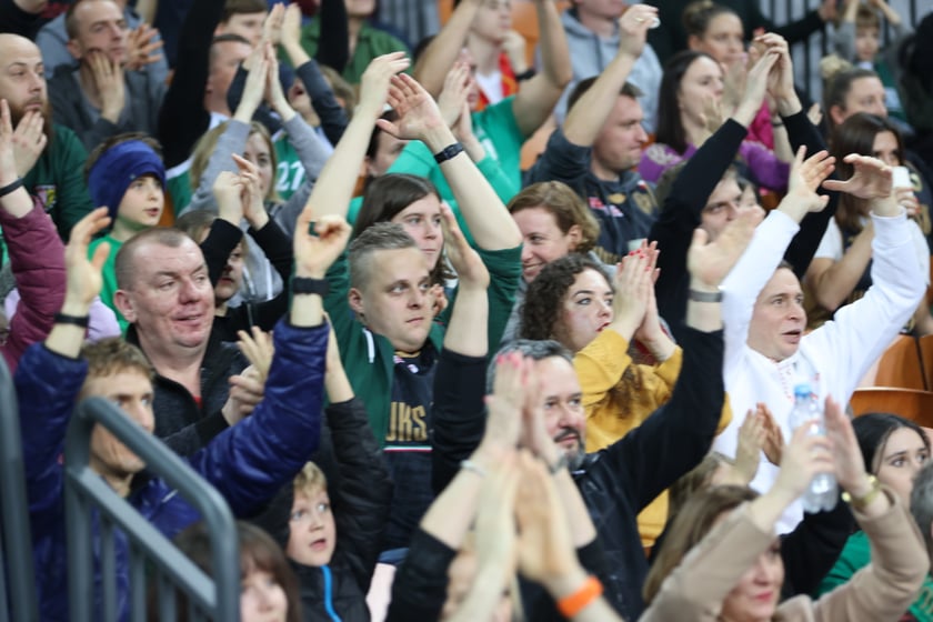 Mecz koszykarzy Śląska Wrocław ze BM Stalą Ostrów Wielkopolski