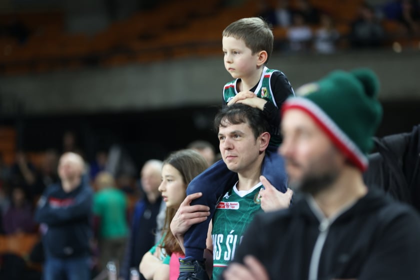 Mecz koszykarzy Śląska Wrocław ze BM Stalą Ostrów Wielkopolski