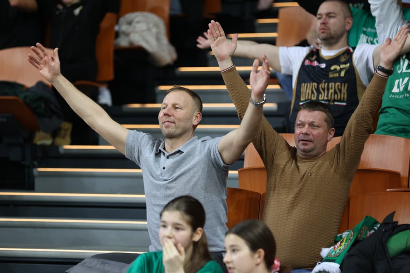 Mecz koszykarzy Śląska Wrocław ze BM Stalą Ostrów Wielkopolski