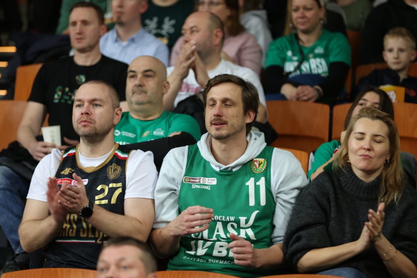 Mecz koszykarzy Śląska Wrocław ze BM Stalą Ostrów Wielkopolski