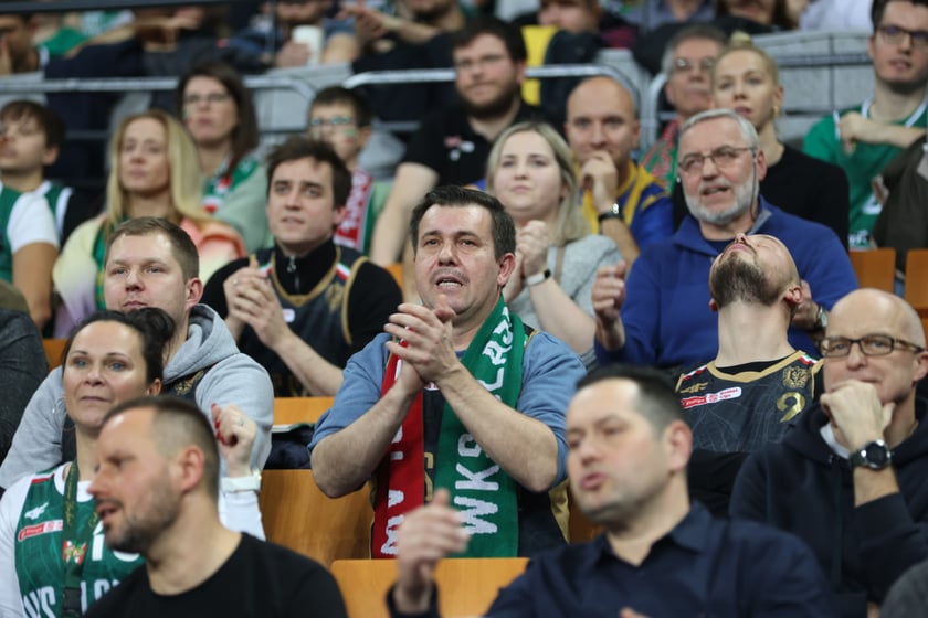 Mecz koszykarzy Śląska Wrocław ze BM Stalą Ostrów Wielkopolski