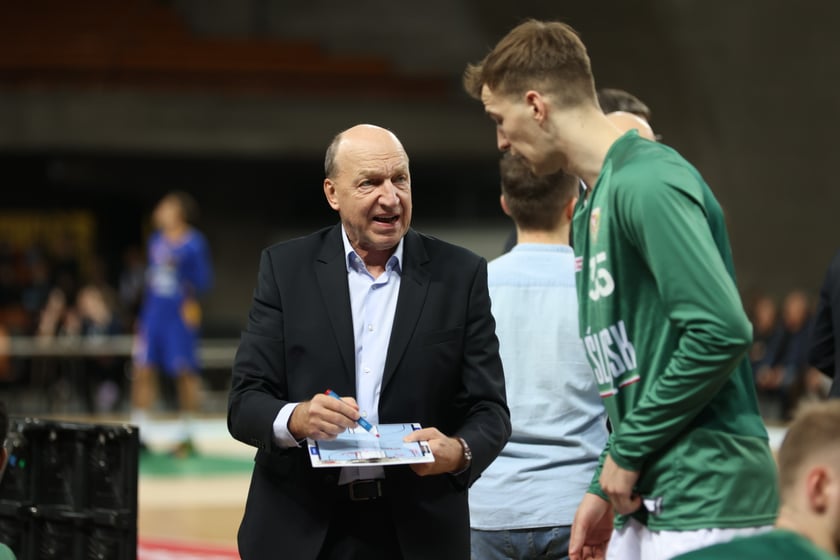 Mecz koszykarzy Śląska Wrocław ze BM Stalą Ostrów Wielkopolski