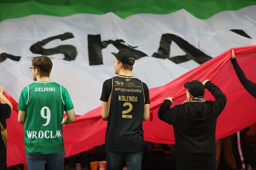 Mecz koszykarzy Śląska Wrocław ze BM Stalą Ostrów Wielkopolski