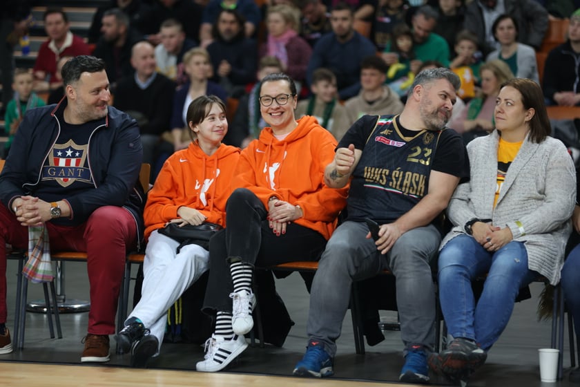 Mecz koszykarzy Śląska Wrocław ze BM Stalą Ostrów Wielkopolski