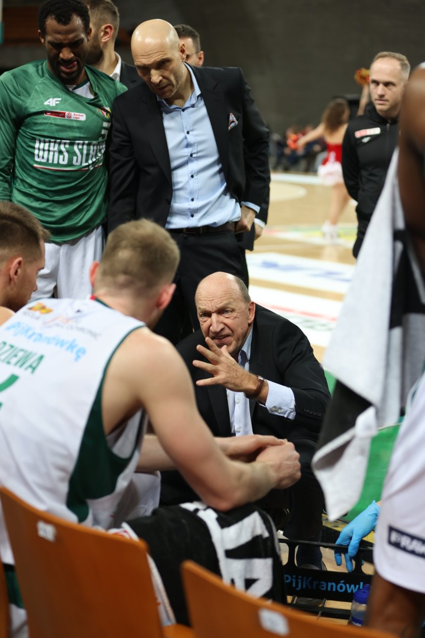 Mecz koszykarzy Śląska Wrocław ze BM Stalą Ostrów Wielkopolski