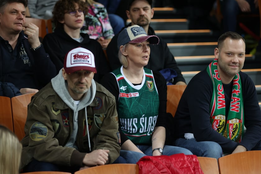 Mecz koszykarzy Śląska Wrocław ze BM Stalą Ostrów Wielkopolski