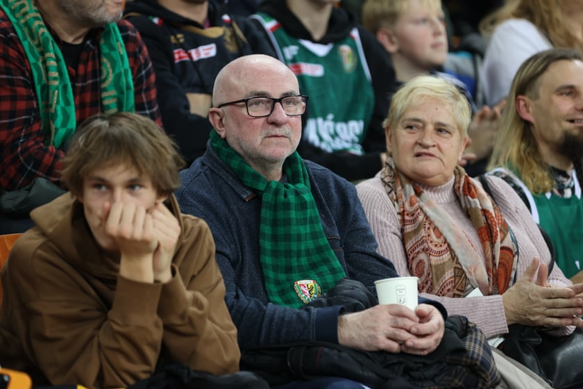 Mecz koszykarzy Śląska Wrocław ze BM Stalą Ostrów Wielkopolski