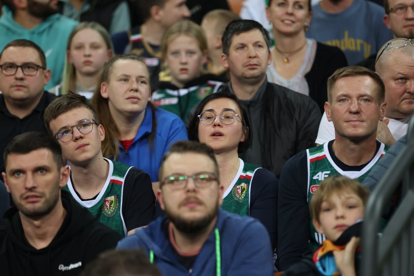 Mecz koszykarzy Śląska Wrocław ze BM Stalą Ostrów Wielkopolski