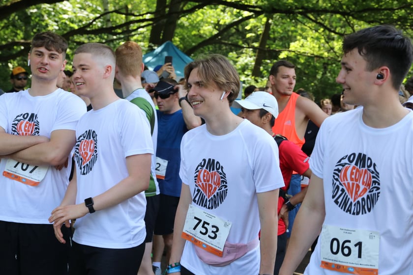 Uczestnicy Wrocławskiego Biegu Akademickiego