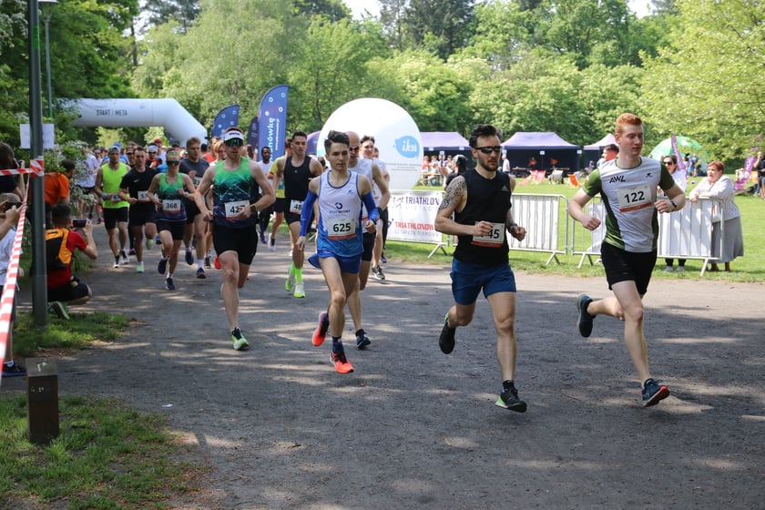 Uczestnicy Wrocławskiego Biegu Akademickiego