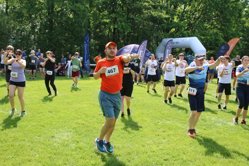 Uczestnicy Wrocławskiego Biegu Akademickiego