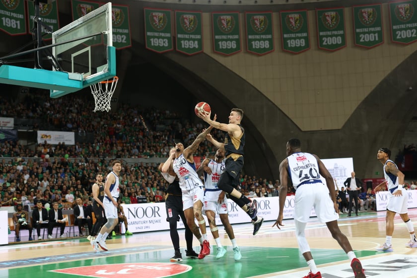 Śląsk Wrocław vs. King Szczecin - mecz 1. finał&oacute;w PLK 2023