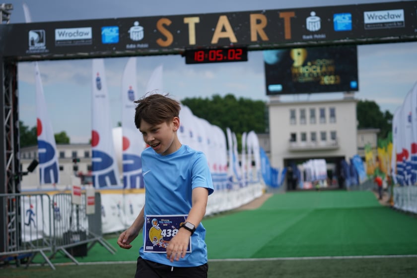 Uczestnicy Biegu Rodzinnego we Wrocławiu