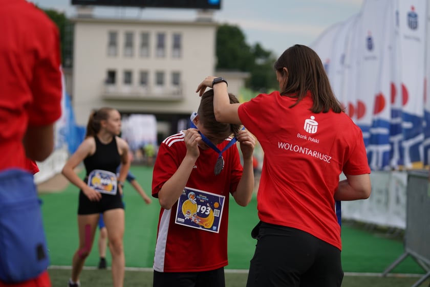 Uczestnicy Biegu Rodzinnego we Wrocławiu