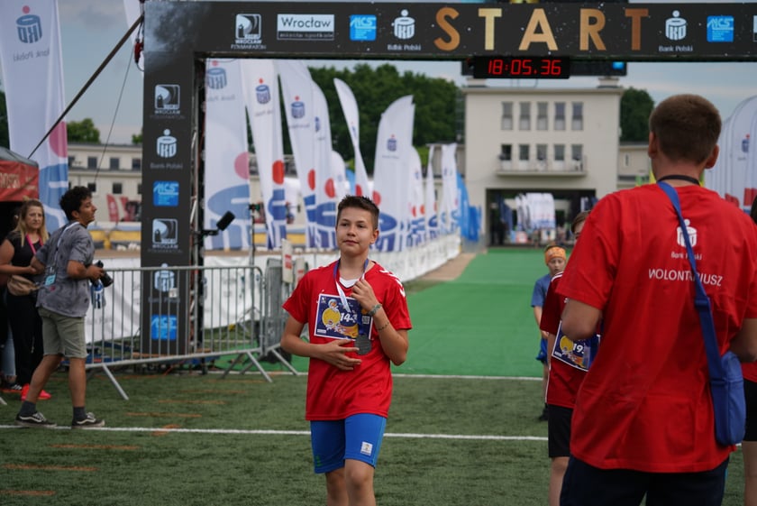 Uczestnicy Biegu Rodzinnego we Wrocławiu