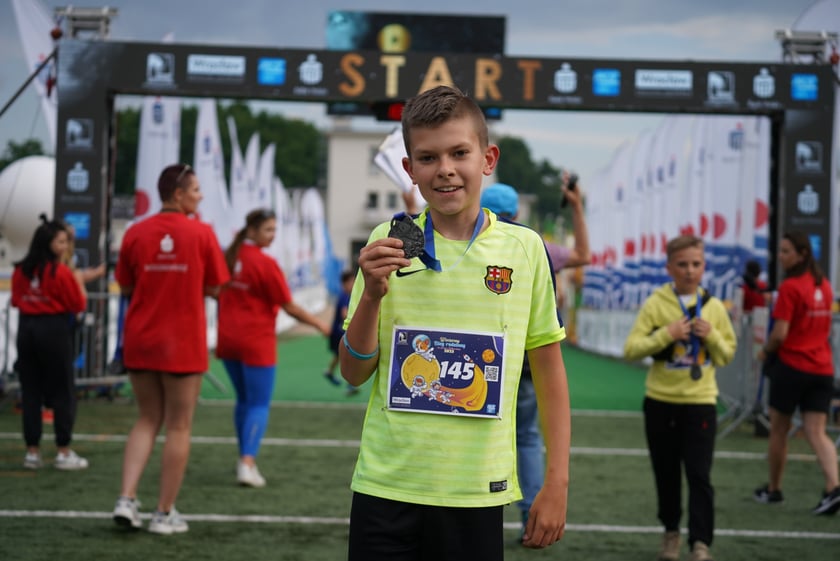 Uczestnicy Biegu Rodzinnego we Wrocławiu