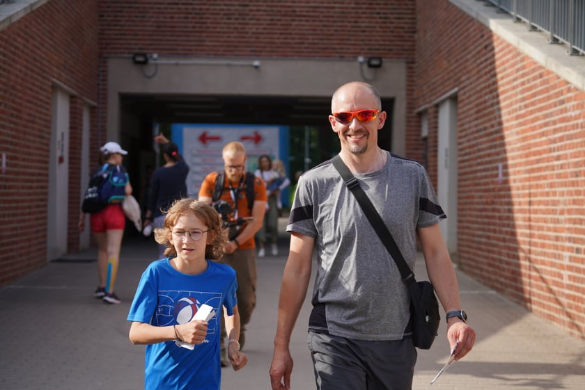 Uczestnicy Biegu Rodzinnego we Wrocławiu