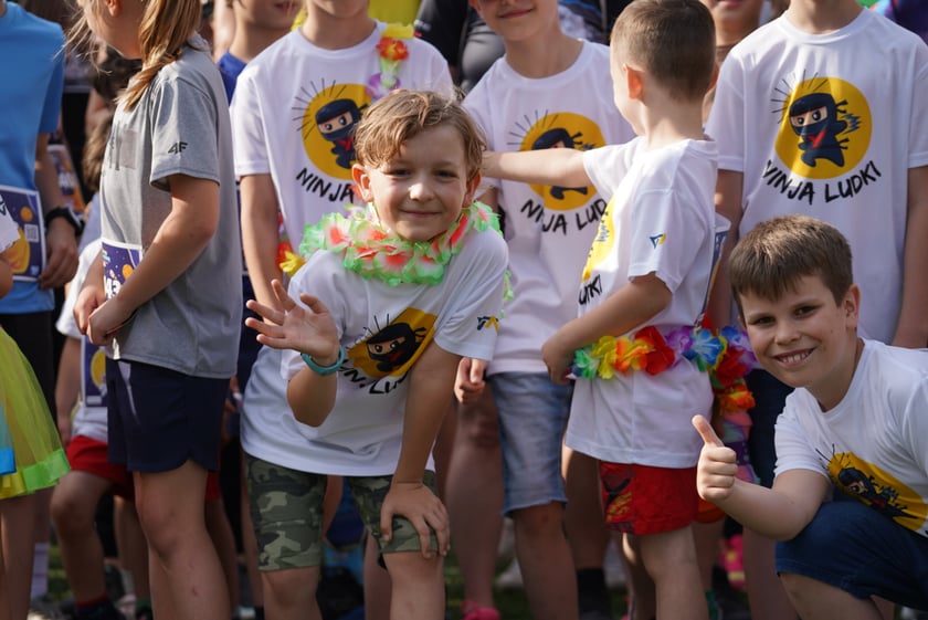 Uczestnicy Biegu Rodzinnego we Wrocławiu