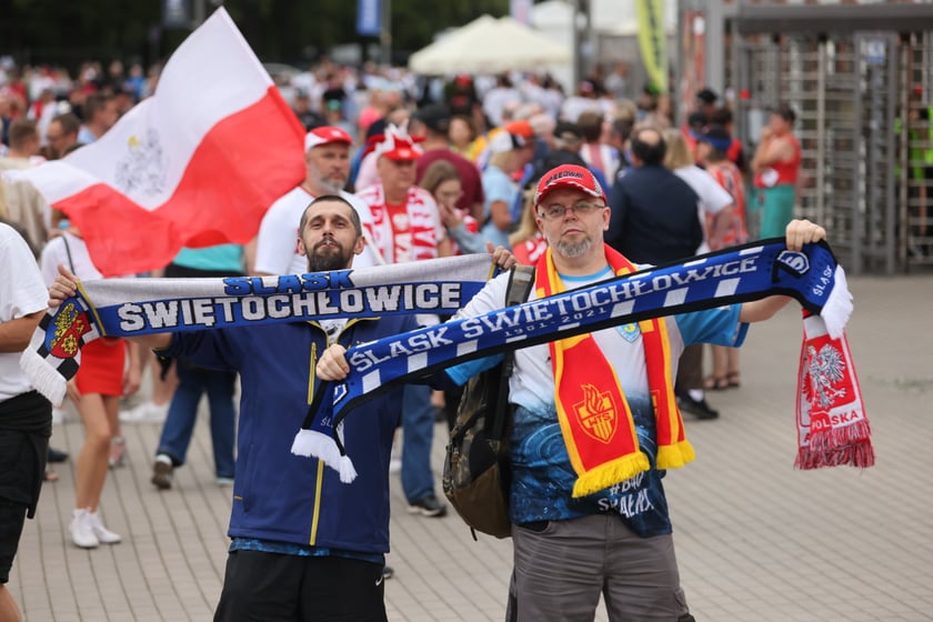 Kibice podczas Drużynowego Pucharu Świata w żużlu, Wrocław, 29 lipca 2023