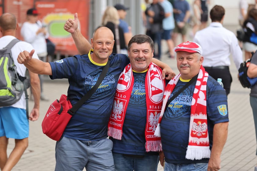 Kibice podczas Drużynowego Pucharu Świata w żużlu, Wrocław, 29 lipca 2023