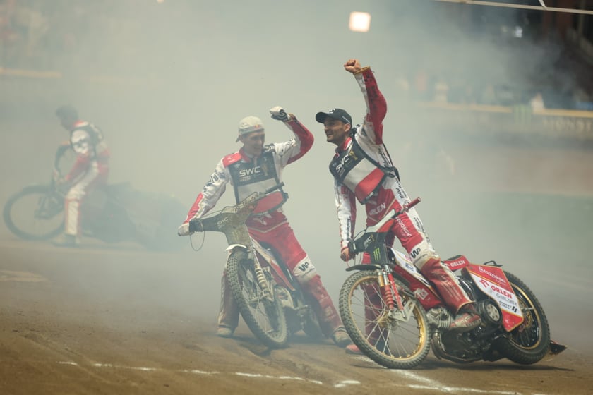 Wrocław, 29 lipca 2023, polscy żużlowcy z Drużynowym Pucharem Świata