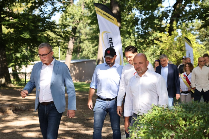 Uroczyste otwarcie hali tenisowej przy Pułtuskiej, 6 września 2023 r.