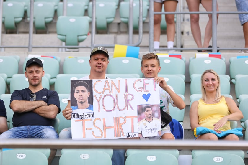 Mecz Ukraina - Anglia we Wrocławiu