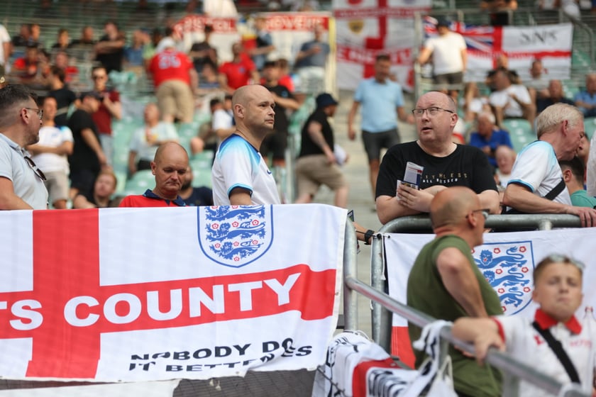 Mecz Ukraina - Anglia we Wrocławiu