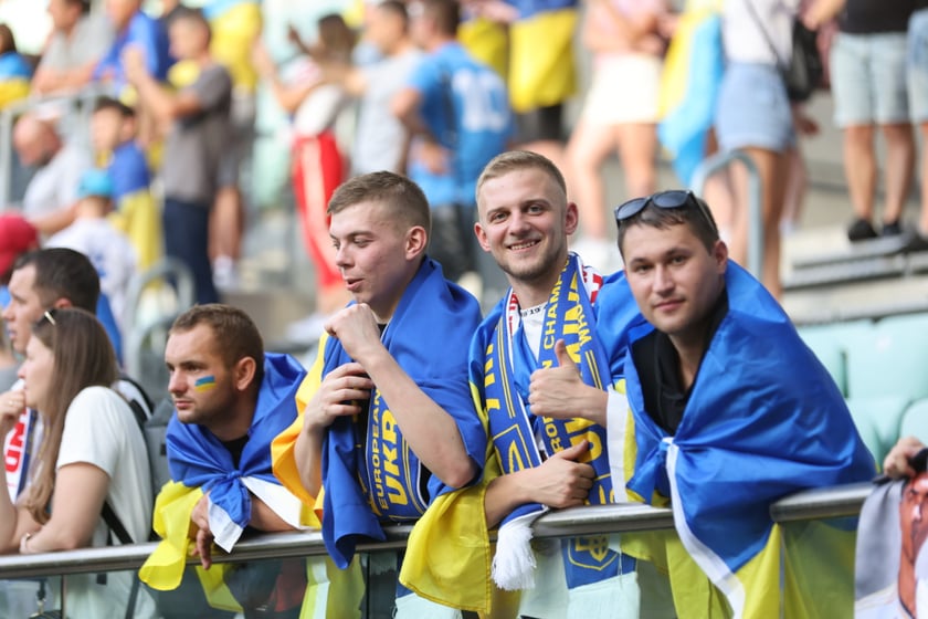 Mecz Ukraina - Anglia we Wrocławiu