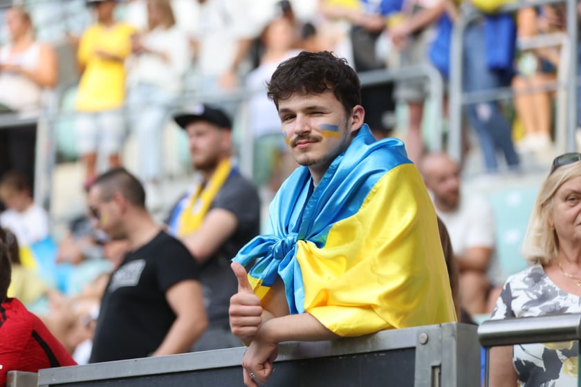 Mecz Ukraina - Anglia we Wrocławiu