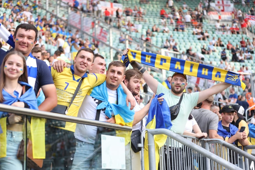 Mecz Ukraina - Anglia we Wrocławiu