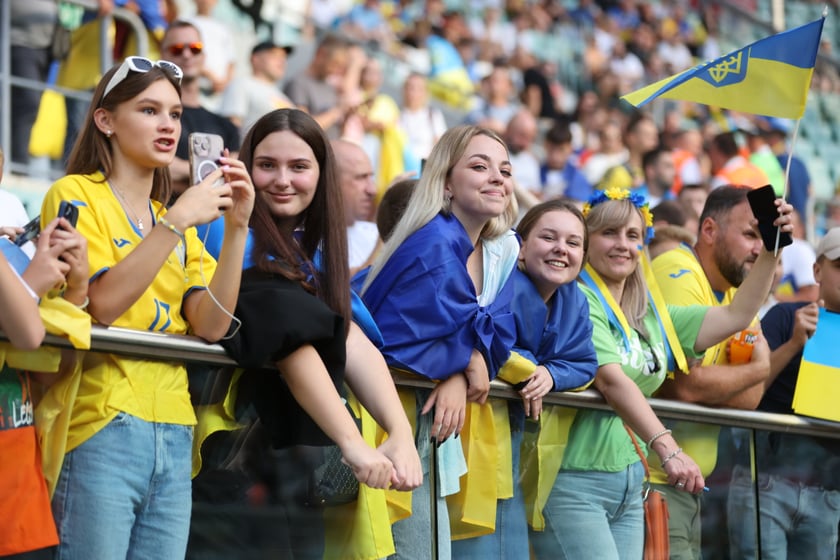 Mecz Ukraina - Anglia we Wrocławiu