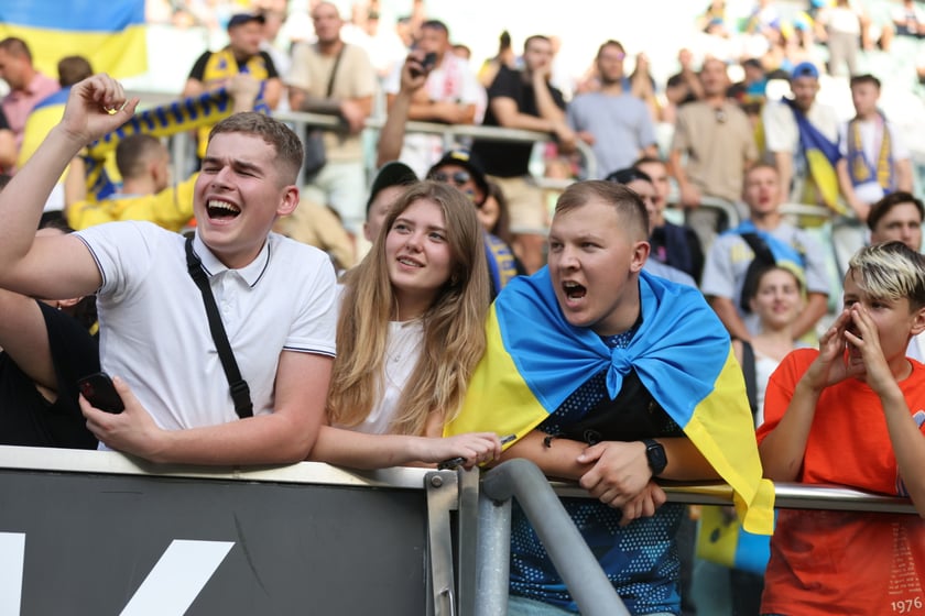 Mecz Ukraina - Anglia we Wrocławiu
