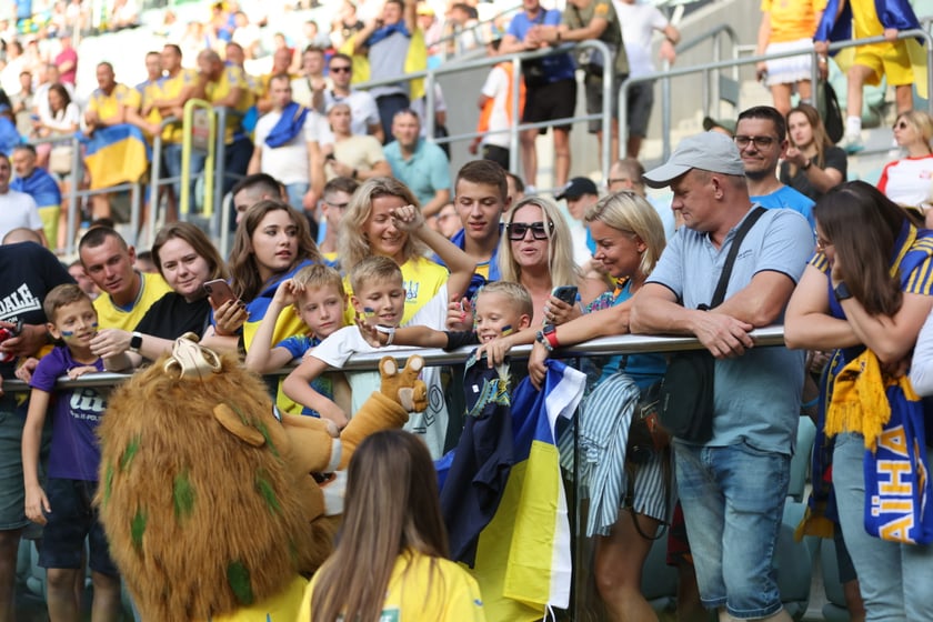 Mecz Ukraina - Anglia we Wrocławiu