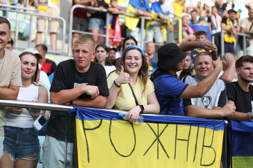 Mecz Ukraina - Anglia we Wrocławiu