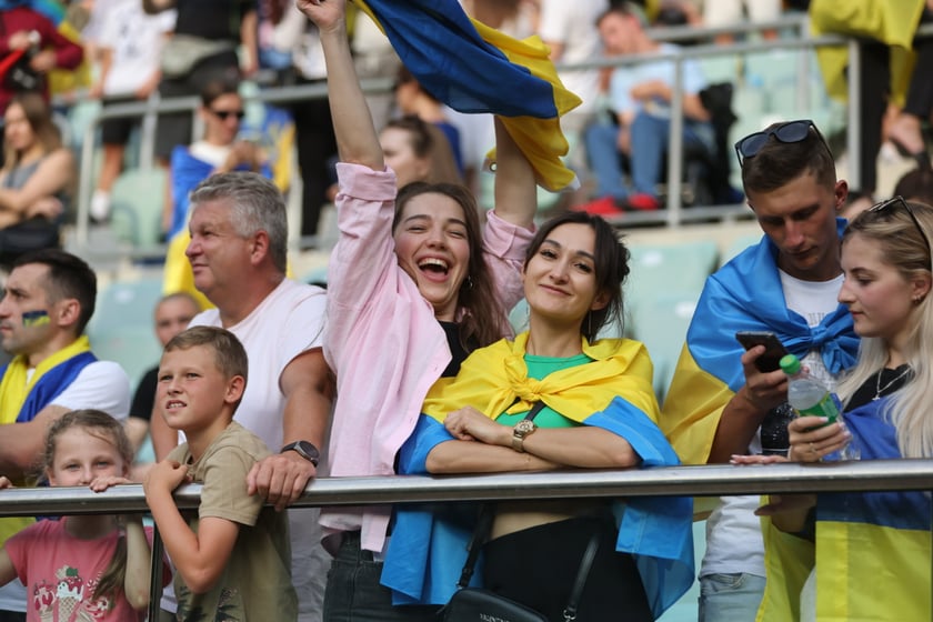 Mecz Ukraina - Anglia we Wrocławiu