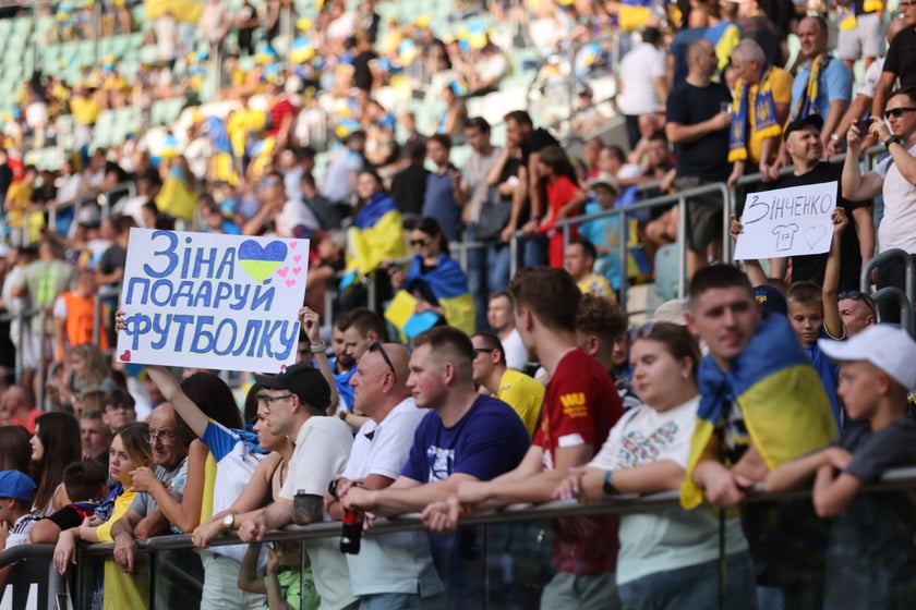Mecz Ukraina - Anglia we Wrocławiu